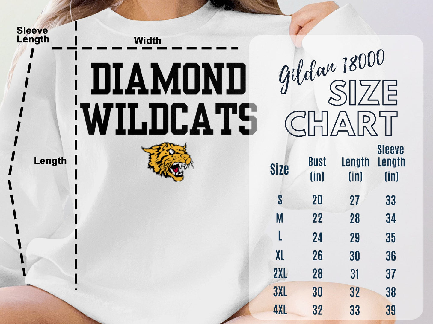 Diamond Wildcat w/Mascot